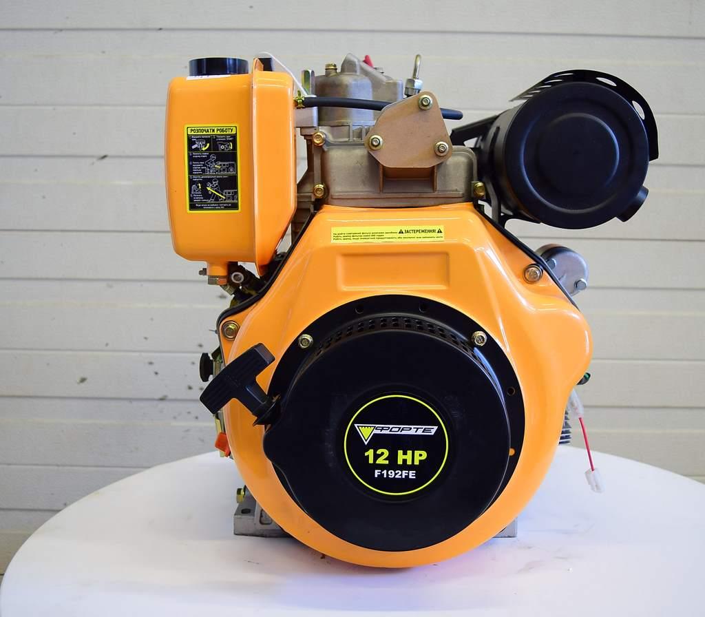 купить дизельный двигатель Форте F192FE со съемным цилиндром и мощностью в 12 л.с.