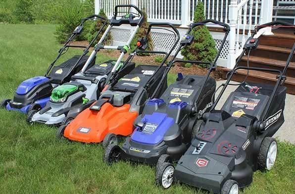 вибір газонокосарки