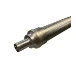 Металлорукав d=50мм х1.0м с кон. 23мм для отвода выхлопных газов, фото 