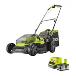 Газонокосилка аккумуляторная Ryobi RY18LM37A-140, 18В ONE+, 1х4.0Ач, 37см, 45л, 16кг, 25-70 см, EasyEdge, мульчирование, фото , изображение 3