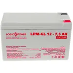 Акумулятор гелевий Logicpower LPM-GL 12 - 7,5 AH, image _ab__is.image_number.default
