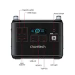 Портативна зарядна станція Choetech BS006-EU-BK, 2000 Вт, 1997Вт/час, LiFePO4 (літій-залізо-фосфатний), image _ab__is.image_number.default