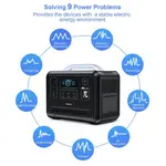 Портативна зарядна станція Choetech BS005-EU-BK, 1200 Вт, 960Вт/час, LiFePO4 (літій-залізо-фосфатний), image _ab__is.image_number.default