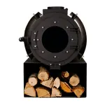 Піч опалювальна Екожар DS Classic з варильною поверхнею + кожух срібний, image _ab__is.image_number.default