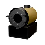 Печь отопительная Экожар DS Classic с кожухом золото, фото 