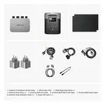 Комплект енергонезалежності EcoFlow PowerStream - мікроінвертор 800W + зарядна станція Delta Max 2000 + 2 x 400W стаціонарні сонячні панелі, , 2016Вт/час, Li-Ion (літій-іонний), image _ab__is.image_number.default