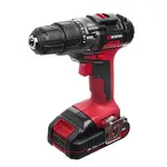 Дриль-шурупокрут акумуляторний INTERTOOL WT-0328 20 В, 35 Nm, 0-400/0-1500 об/хв, 0,8-10 мм, літій-іон, 2x2.0 Ач, ЗП, кейс, image _ab__is.image_number.default