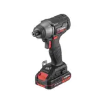 Шурупокрут ударний (гвинтокрут) акумуляторний INTERTOOL WT-0362 з безщітковим двигуном 20 В, 200 Nm, 0-2900 об/хв, 0-4000 уд/хв, 1/4", літій-іон, 2.0 Ач, ЗП 2А, кейс, image 