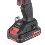 Шурупокрут ударний (гвинтокрут) акумуляторний INTERTOOL WT-0362 з безщітковим двигуном 20 В, 200 Nm, 0-2900 об/хв, 0-4000 уд/хв, 1/4", літій-іон, 2.0 Ач, ЗП 2А, кейс, image _ab__is.image_number.default