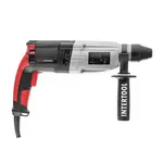 Перфоратор INTERTOOL WT-0172 1000 Вт, 3.2 Дж, 0-1300 об/хв, 0-5100 уд/хв, 3 режими, металевий корпус редуктора, image _ab__is.image_number.default