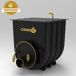 Печь калориферная для дома и дачи Canada О3 с варочной поверхностью, фото 