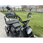 Электротрайк FADA TENi (трехколесный электроскутер) черный, фото , изображение 9