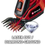 Ножницы для травы аккумуляторные Einhell GE-CG 18/100 Li T - Solo 18В PXC PXC телескоп. ручка (без АКБ и ЗУ), фото , изображение 6