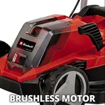 Газонокосилка+триммер аккумуляторные Einhell GE-CM 18/33 Li Set PXC 18В акб 1х4А (3413260+3411123), фото , изображение 4