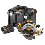 Пила дисковая аккумуляторная DeWALT DCS573T1, 18В XR Li-lon FLEXVOLT ADVANTAGE, диск 190х30 мм, АКБ, ЗУ, в чемодане TSTAK, фото 