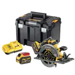 Пила дисковая аккумуляторная DeWALT DCS579T2, 54В XR FLEXVOLT Li-lon 2 Ач, диск 190х30 мм, в чемодане TSTAK, фото 