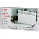 Конвектор ARDESTO CH-2000ECW, 20м2, 2000Вт, електронне. управління, закритий нагріваючий елемент, дисплей, програматор, IP24, білий, image _ab__is.image_number.default