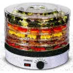 Сушарка для продуктів Ardesto FDB-5320, 245Вт, піддонів -5x3см, діаметр-32см, регулятор температури, пластик , білий, image 