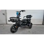 Электротрайк FADA OLDi (трехколесный электроскутер) черный, фото , изображение 7