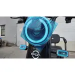 Электротрайк FADA OLDi (трехколесный электроскутер) черный, фото , изображение 11