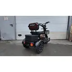 Электротрайк FADA OLDi (трехколесный электроскутер) коричневый, фото , изображение 3