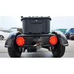 Электротрайк FADA OLDi (трехколесный электроскутер) коричневый, фото , изображение 13