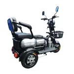 Электротрайк FADA OLDi MAX 1100W (трехколесный электроскутер) бирюзовый, фото , изображение 2