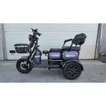 Электротрайк FADA OLDi MAX 1100W (трехколесный электроскутер) фиолетовый, фото , изображение 4