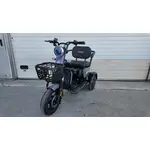 Электротрайк FADA OLDi MAX 1100W (трехколесный электроскутер) фиолетовый, фото , изображение 5