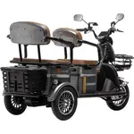 Электротрайк Crosser TR4 Vagon (трехколесный электроскутер) красный 800w, фото , изображение 2