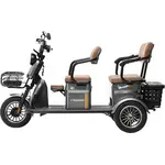 Электротрайк Crosser TR4 Vagon (трехколесный электроскутер) красный 800w, фото , изображение 4