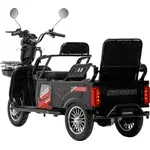 Электротрайк Crosser TR5 Tansit (трехколесный электроскутер) синий 800w, фото , изображение 7