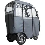 Электротрайк Crosser TR3 (трехколесный электроскутер) черный 800w, фото , изображение 8