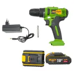 Шурупокрут акумуляторний ProCraft PA-18С compact, 18В Li-Ion, 1.5Аг, 28Нм, 0-1300 об/хв, з АКБ (комплект), image _ab__is.image_number.default