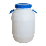 Бидон 50 л белый горловина 22,1 см Лидер, фото 