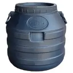 Бидон 48 л черный горловина 28 см ПБ, фото 