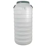 Бидон 120 л белый горловина 24 см ПБ, фото , изображение 2