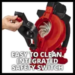 Воздуходувка-пылесос садовый аккумуляторный Einhell GE-LB 36/230 Li E - Solo без АКБ и ЗП, фото , изображение 10