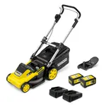 Газонокосарка акумуляторна Karcher LMO 5-18 Dual Battery Set з АКБ та ЗП, image 