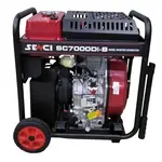 Генератор дизельный инверторный SENCI SC 7000 Di -В 7,5 кВт, однофазный (230 В), 7.5 кВт, фото , изображение 5