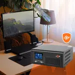 Источник бесперебойного питания LogicPower LPE-B-PSW-1000VA+ 12V 600Вт правильная синусоида 1-25A, фото , изображение 7