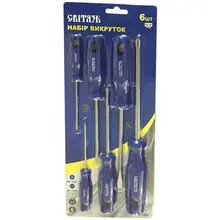 Набор отверток ударных Свитязь 6 шт (70659), фото 