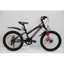 Велосипед Crosser Bright Girl XC-100 / рама 13" (чорно-малиновий/сіро-малиновий металік), image 