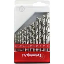 Набор сверл по металлу Haisser 13 шт (2-8)х5мм, фото 