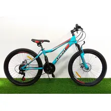 Велосипед горний AZIMUT "Forest" GFRD колеса 24 " рама 12.5"" (блакитний), image 