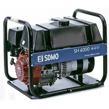 Бензиновий генератор SDMO SH 6000-S, image 