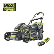 Газонокосилка аккумуляторная Ryobi RLM36X41H-40, 36В MAX POWER, 1х4.0Aч, 40см, 50л, 18.5кг, 20-70мм, EasyEdge, мульчирование, до 600 м2, фото 
