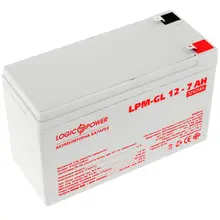 Акумулятор гелевий Logicpower LPM-GL 12 - 7 AH, image 