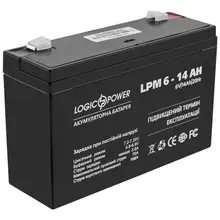 Акумулятор Logicpower AGM LPM 6-14 AH, image 