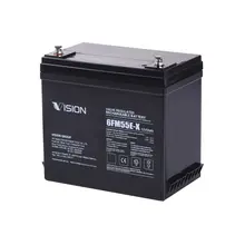 Акумуляторна батарея Vision FM, 12V, 55Ah, AGM, image 